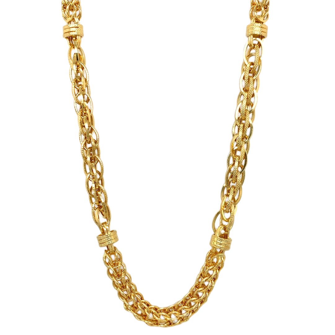 18kt Fancy Gold Chain