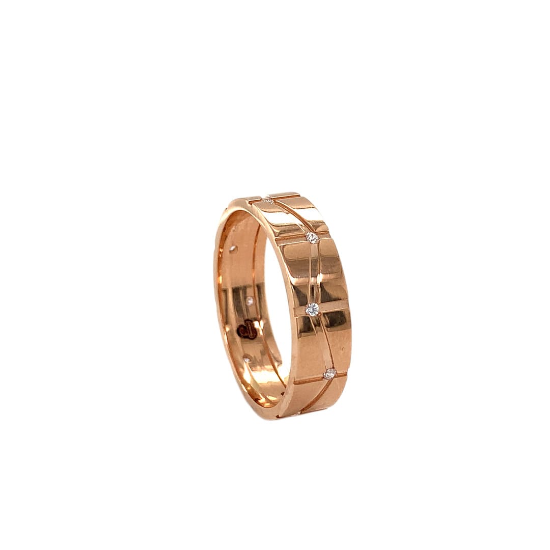 18kt Fancy Band Gold Ring