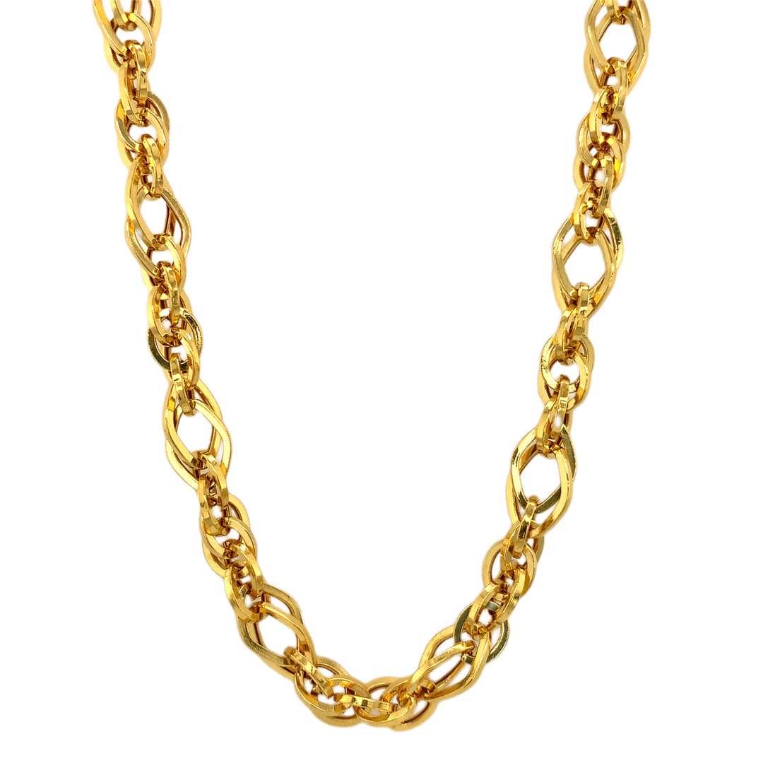 18kt Fancy Gold Chain 