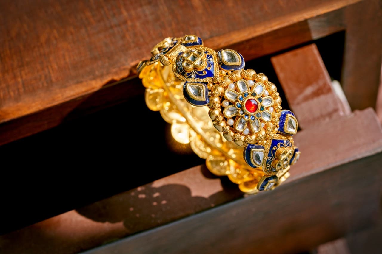 Chetmani Antique Meena Bracelet