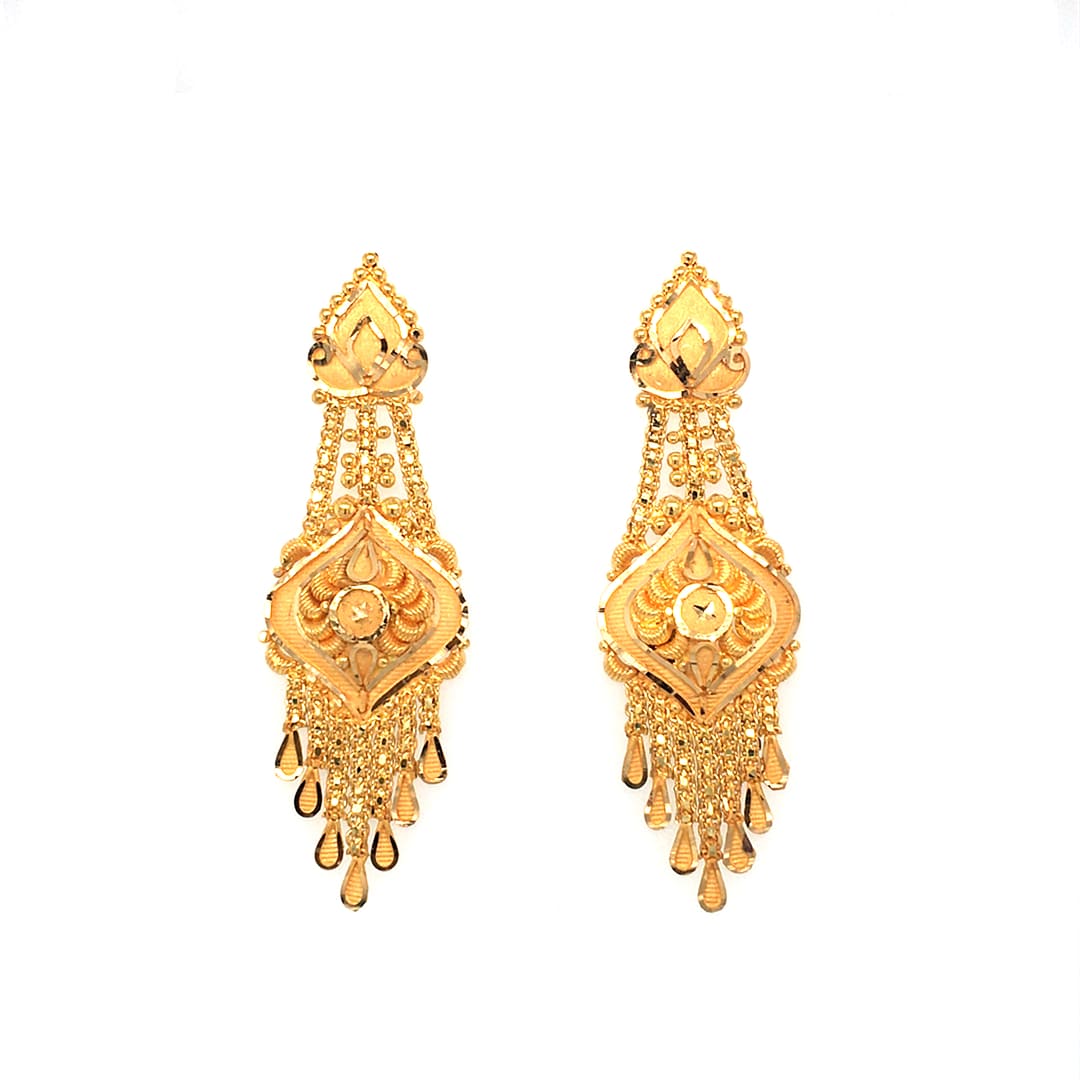 22kt Fancy Gold Earrings
